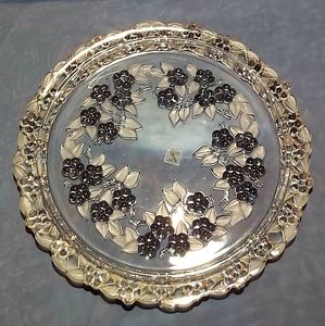 Mikasa Crystal Cake Platter